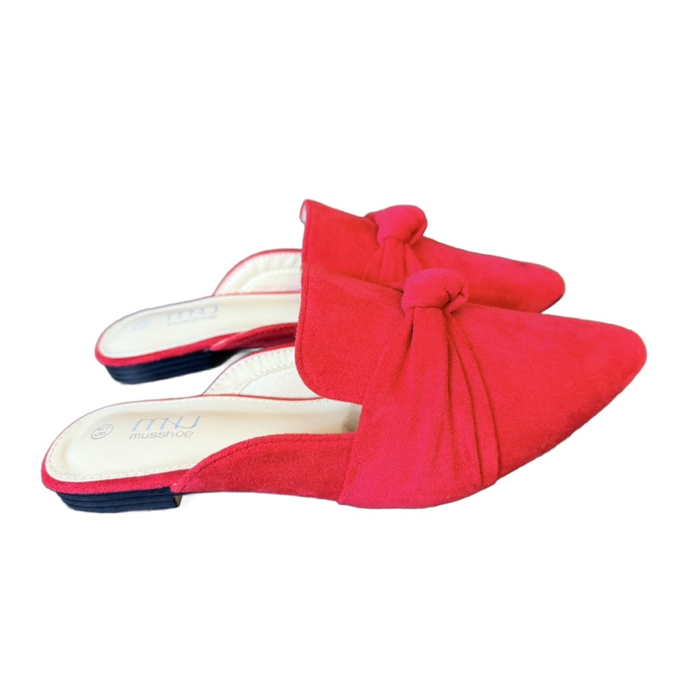 Musshoe Red Knot Casual Pointed Toe Mules - Picture 7 of 9